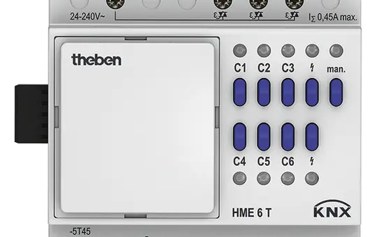 THEBEN HME 6 T KNX-Heizungsaktor MIX 6-fach, Erweiterungsmodul