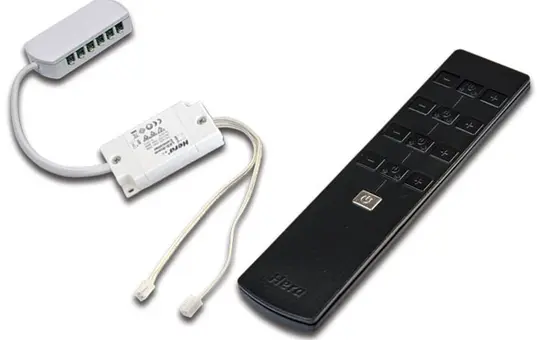 HERA 61500050526 Dimm-Controller Funk 80 W 12-fach, 4-Kanal-Fernbedienung