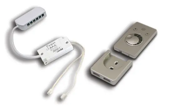 HERA 61500050523 Dimm-Controller Funk 80 W 12-fach, Anbau-Fernbedienung