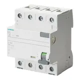 SIEMENS 5SV3342-6KL FI-Schutzschalter 4-polig 30 mA Typ A 25 A, N links