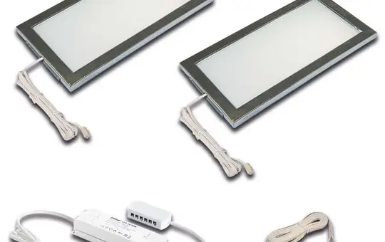 HERA 61057420283 LED Sky 2 Stück, 4000 K, Sonardimmer | edelstahl-optik