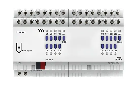THEBEN RM 16 S KNX-Schaltaktor FIX 16-fach