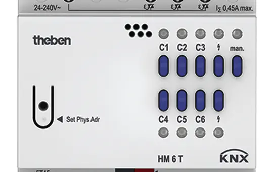 THEBEN HM 6 T KNX-Heizungsaktor FIX 6-fach