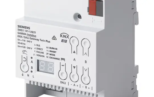 SIEMENS 5WG1141-1AB21 KNX-DALI-Gateway Twin Plus