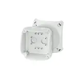 HENSEL KF0200G Kabelabzweigkasten Serie KF ohne Klemmen | grau | 93x93 mm