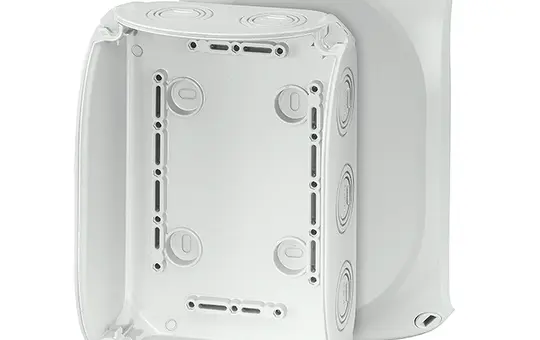 HENSEL KF1000G Kabelabzweigkasten Serie KF ohne Klemmen | grau | 130x180 mm