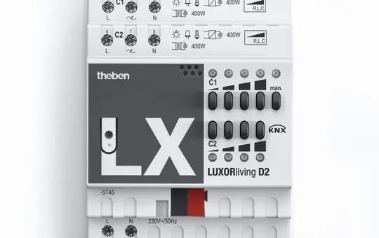 THEBEN LUXORliving D2 Universal-Dimmaktor 2-fach