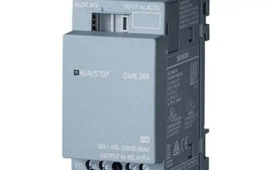 SIEMENS 6ED1055-1HB00-0BA2 LOGO! Erweiterungsmodul 24 V 4DE/4DA, Relais