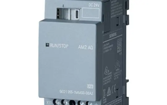 SIEMENS 6ED1055-1MM00-0BA2 LOGO! Erweiterungsmodul 24 V 2 AA, 0-10 V