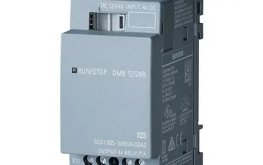 SIEMENS 6ED1055-1MB00-0BA2 LOGO! Erweiterungsmodul 12/24 V 4DE/4DA, Relais
