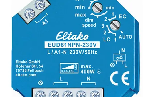 ELTAKO EUD61NPN-230V Dimmschalter UP RLC, LED, 400 W, 230 V