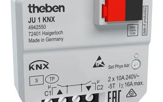 THEBEN JU 1 KNX-Universalaktor UP 1-fach