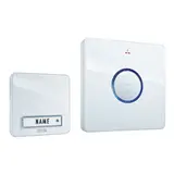 M-E 41095 Funk-Türglocken-Set 1-Familien-Haus, LED-Leuchtring