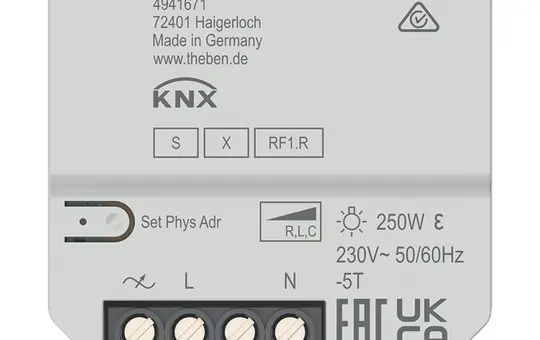THEBEN DU 1 S KNX-RF-Dimmaktor UP 1-fach