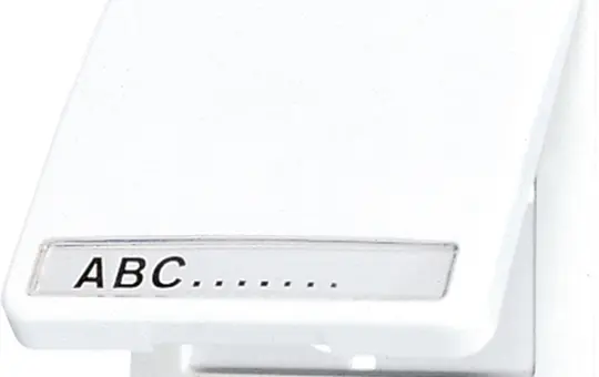 JUNG Klappdeckel mit Schriftfeld Serie CD 