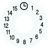 JUNG Skalenscheibe für Schaltuhr 