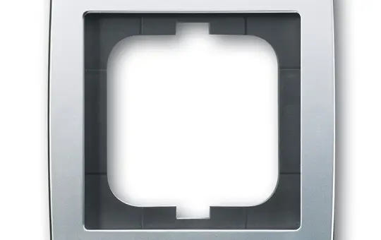 BUSCH-JAEGER 1721-80 Abdeckrahmen Solo 1-fach | chrom matt