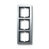 BUSCH-JAEGER 1723-80 Abdeckrahmen Solo 3-fach | chrom matt