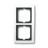 BUSCH-JAEGER 1722-84 Abdeckrahmen Solo 2-fach | studioweiß