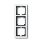 BUSCH-JAEGER 1723-84 Abdeckrahmen Solo 3-fach | studioweiß
