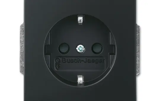 BUSCH-JAEGER 20EUC-885 SCHUKO-Steckdose Future Standard | schwarz matt