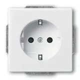 BUSCH-JAEGER 2300EUCB-84 SCHUKO-Steckdose Future Berührungsschutz, Schraubklemmen | studioweiß