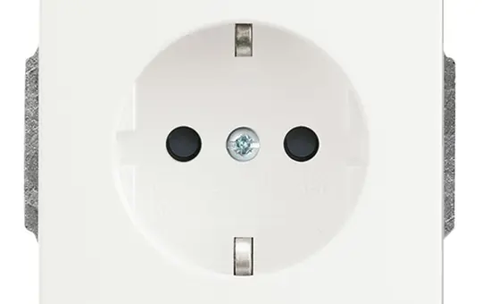 BUSCH-JAEGER 23EUCB-884 SCHUKO-Steckdose Future Berührungsschutz, Schraubklemmen starr/flexibel | studioweiß matt