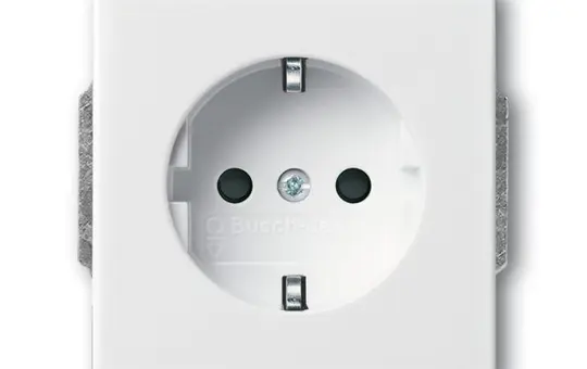 BUSCH-JAEGER 20EUCKS-84 SCHUKO-Steckdose Future Berührungsschutz | studioweiß