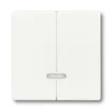BUSCH-JAEGER 6545-884 Tastdimmerabdeckung Future 2-fach | studioweiß matt