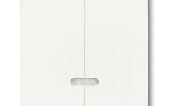 BUSCH-JAEGER 6545-884 Tastdimmerabdeckung Future 2-fach | studioweiß matt