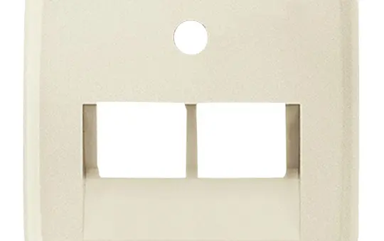 BUSCH-JAEGER 1803-02-212 Netzwerkabdeckung Duro 2000 2-fach | weiß