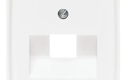 BUSCH-JAEGER 1803-214 Netzwerkabdeckung Reflex SI 1-fach | alpinweiß