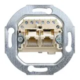 BUSCH-JAEGER 214 ISDN-Anschlussdose 2-fach, parallel geschaltet