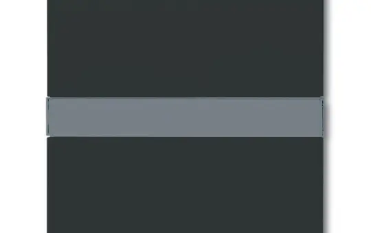 BUSCH-JAEGER 2106N-35 beschr. Wippe Allwetter 44 1-fach, Schriftfeld | anthrazit