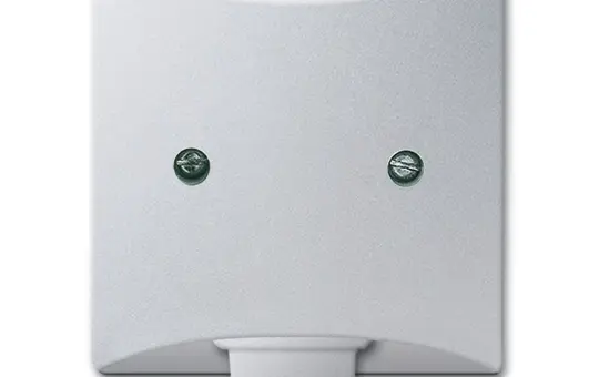 BUSCH-JAEGER 2133-33 Leitungsauslassabdeckung Allwetter 44 Standard | alusilber