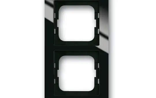 BUSCH-JAEGER 1722-281 Abdeckrahmen Axcent 2-fach | schwarz