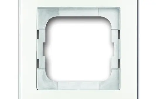 BUSCH-JAEGER 1721-280 Abdeckrahmen Axcent 1-fach | weißglas