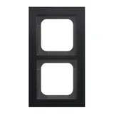 BUSCH-JAEGER 1722-275 Abdeckrahmen Axcent 2-fach | schwarz matt