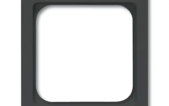 BUSCH-JAEGER 1746/10-885 Zwischenrahmen Future 50x50 mm | schwarz matt