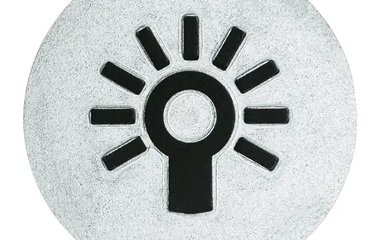 BUSCH-JAEGER 2144LI Abtastbares Symbol Reflex SI Licht