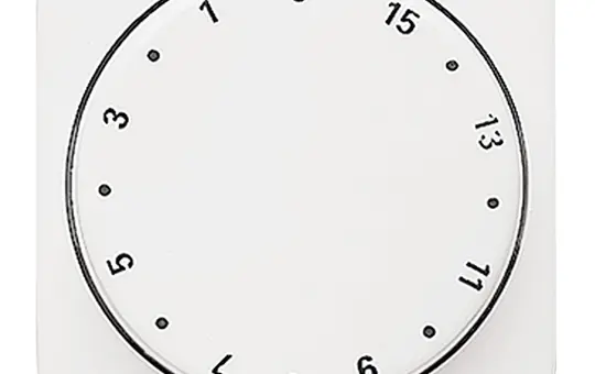 BUSCH-JAEGER 1770-214-102 Zeitschaltuhr-Abdeckung Reflex SI 15 Minuten | alpinweiß