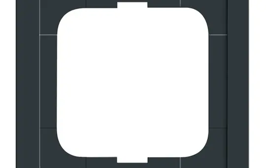 BUSCH-JAEGER 1721-181K Abdeckrahmen Future Linear 1-fach | anthrazit