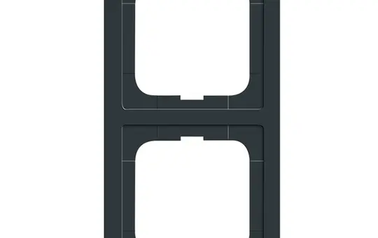 BUSCH-JAEGER 1722-181K Abdeckrahmen Future Linear 2-fach | anthrazit