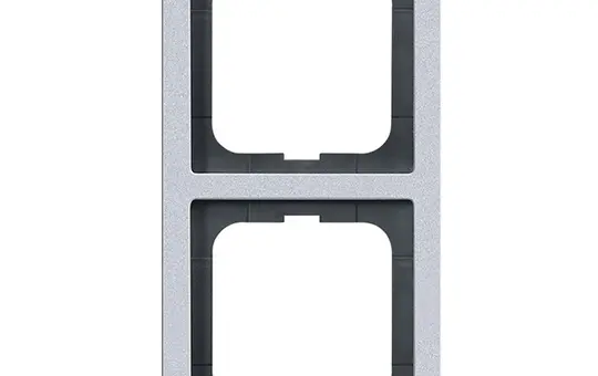 BUSCH-JAEGER 1722-183K Abdeckrahmen Future Linear 2-fach | alusilber