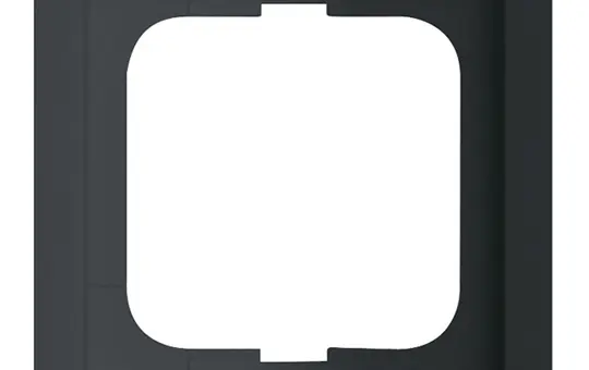 BUSCH-JAEGER 1721-885K Abdeckrahmen Future Linear 1-fach | schwarz matt