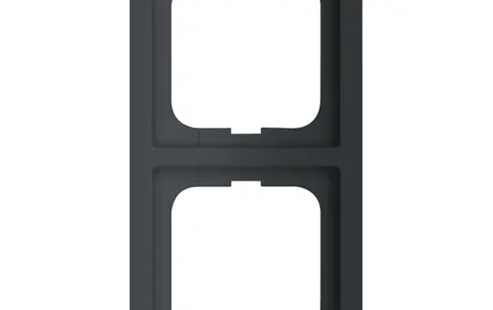 BUSCH-JAEGER 1722-885K Abdeckrahmen Future Linear 2-fach | schwarz matt