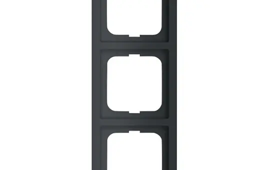 BUSCH-JAEGER 1723-885K Abdeckrahmen Future Linear 3-fach | schwarz matt