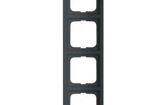 BUSCH-JAEGER 1724-885K Abdeckrahmen Future Linear 4-fach | schwarz matt