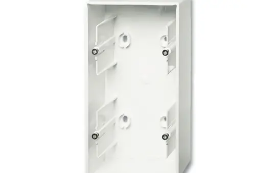 BUSCH-JAEGER 1702-884 Aufputzgehäuse Future Linear 2-fach | studioweiß matt