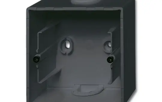 BUSCH-JAEGER 1701-885 Aufputzgehäuse Future Linear 1-fach | schwarz matt